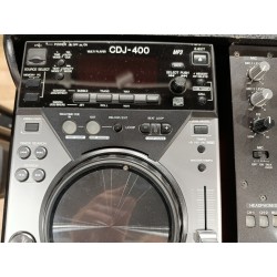 Pack de 2 platines Pioneer cdj 400 + mixer djm 400 + flight pioneer