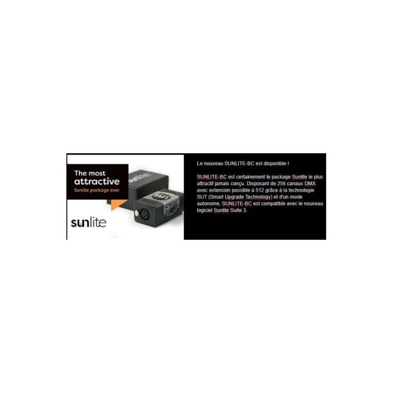 Interface DMX Sunlite - Instruments de musique