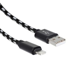 YOURBAN LIGHTNING-USB 1M BL