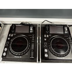 Pack 2 platines Pioneer xdj 1000 mk2 avec flight cases