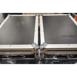 Lot de 2 flights cases platines cdj - mixer djm