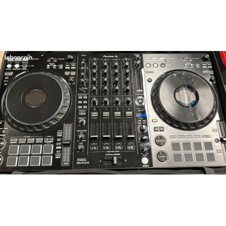 Pioneer DDJ FLX 10 avec housse et decksaver