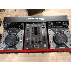 Pack de 2 platines Pioneer cdj 400 + mixer djm 400 + flight pioneer